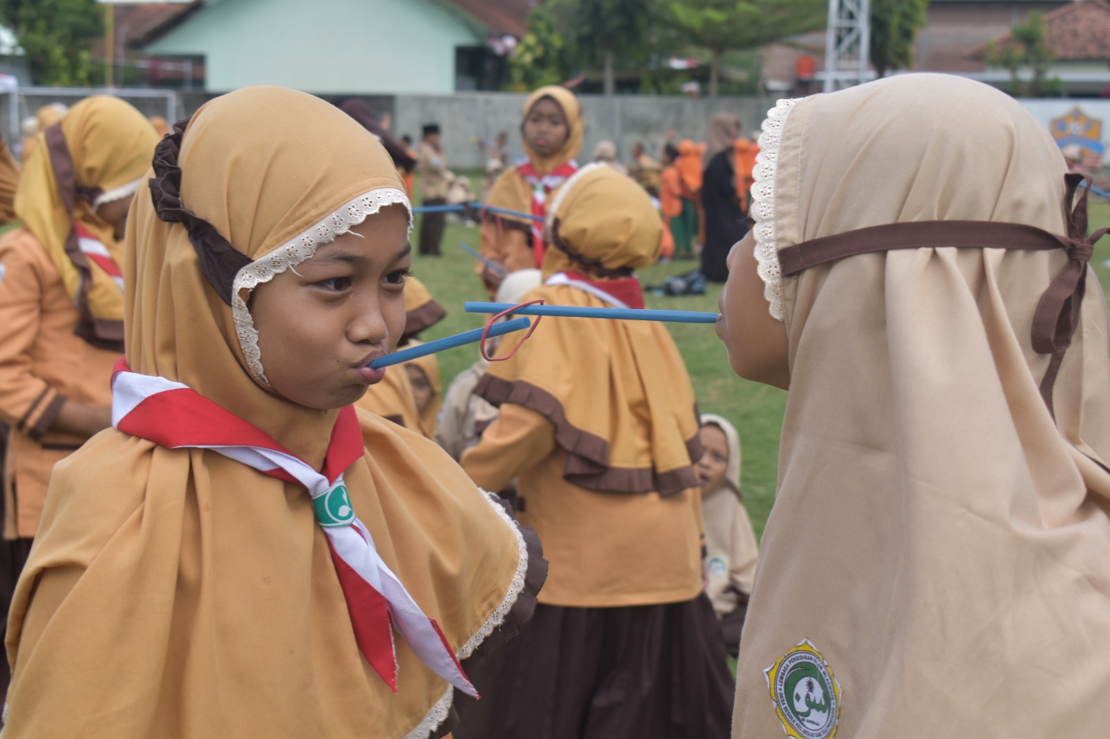 Semangat Pagi: Pelajar Indonesia Aktif Berolahraga
